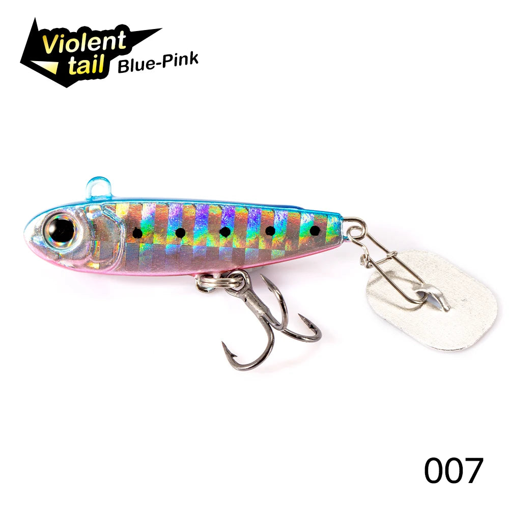 Hunthouse Violent tail 2.0 Jigging Lure Spoon Skining Bait Tackle Artificial 10g 18g 24g For Fishing Lure Pike Trout Tackle