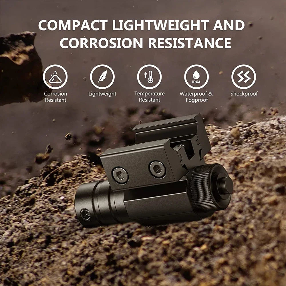 Tactical Red Dot Laser Sight Adjustable Laser Sight with Picatinny Rail Mount for Pistol Handgun Rifle Gun Hunting Accessary