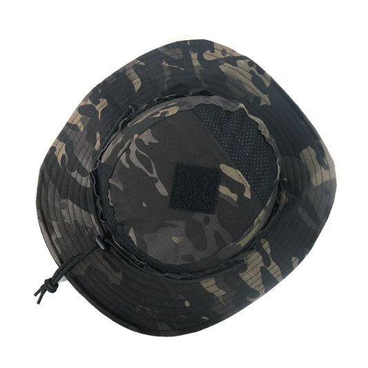 Tactical 2.0 Boonie Hat Summer Mesh Camouflage Combat Cap Multicam Outdoor Sports Training Fishing Hiking Camping Hunting Hats