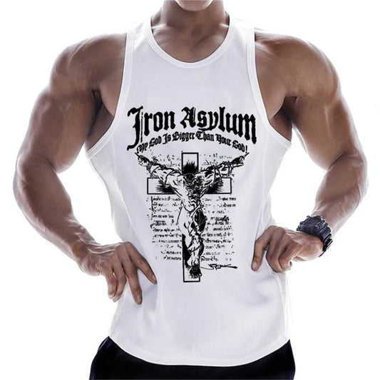 Fitness Clothing Men Muscle Shirt Cotton Men Tank Top Workout Bodybuilding Men Sportwear Tank Top Sleeveless Vest