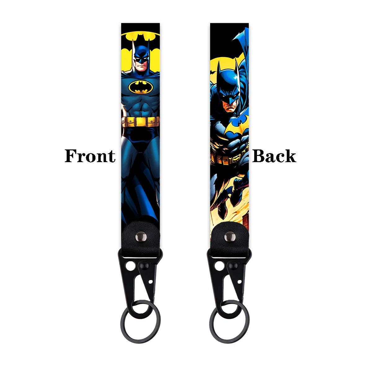 Superhero Car Keychain Anime Movie Key Rings Cool Jewelry Men Women Lanyard Motorcycle Accessories Gifts For Friends