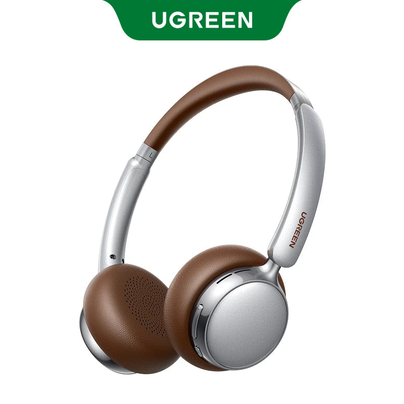 UGREEN ANC Wireless Headphones, Active Noise Cancelling, Premium On-Ear Bluetooth Headset, Customizable Sound,Cloud Foam Comfort