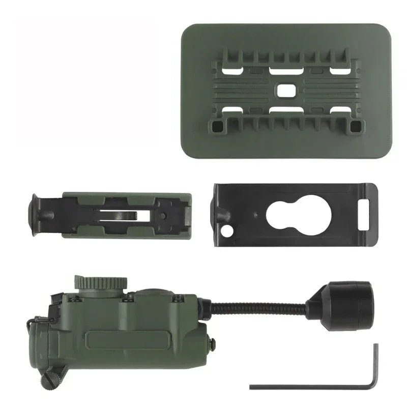 Tactical Helmet Lamp Head Lantern with Multi-color IR Light for Weapon Lights and Emergency Signal Outdoor Hunting Camping