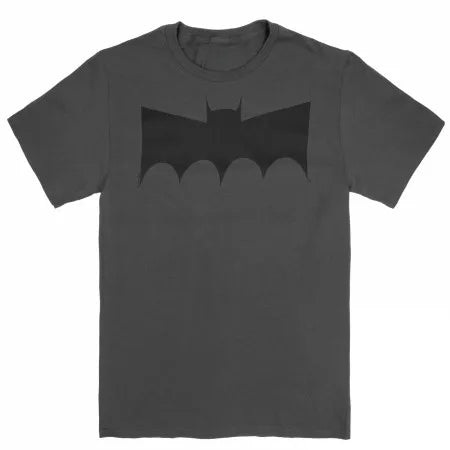 Batman Dark Grey T Shirt Men 2025 Summer Dc Comics Cotton Tee Minimalist Bat Logo Chest Print Superhero Graphic Top