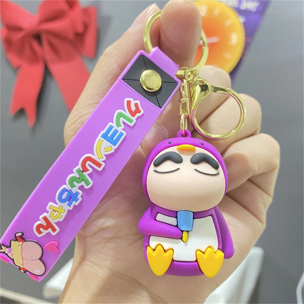 Fun Cute Cartoon characters Keychain Cute Doll Pendant Car Key Ring Ornaments Accessories Jewelry Gifts for Friends