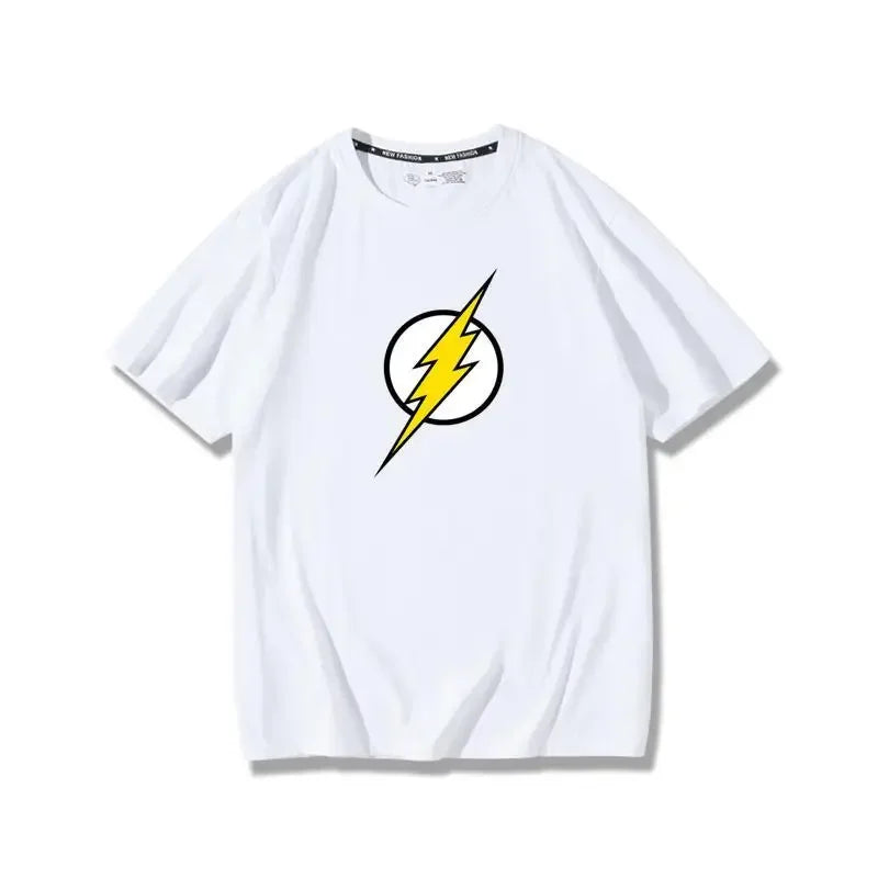 BeastKingdom Batman Superman Wonder Woman The Flash Cartoon Anime Peripheral T-shirt Creative Summer Loose Casual Short Sleeve