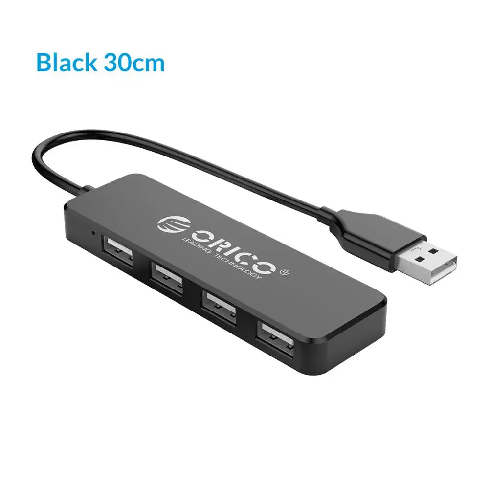 ORICO Mini USB HUB Multi 4 Port High Speed USB 3.0 2.0 Splitter Portable OTG Adapter For Computer Laptops Tablet PC Accessories