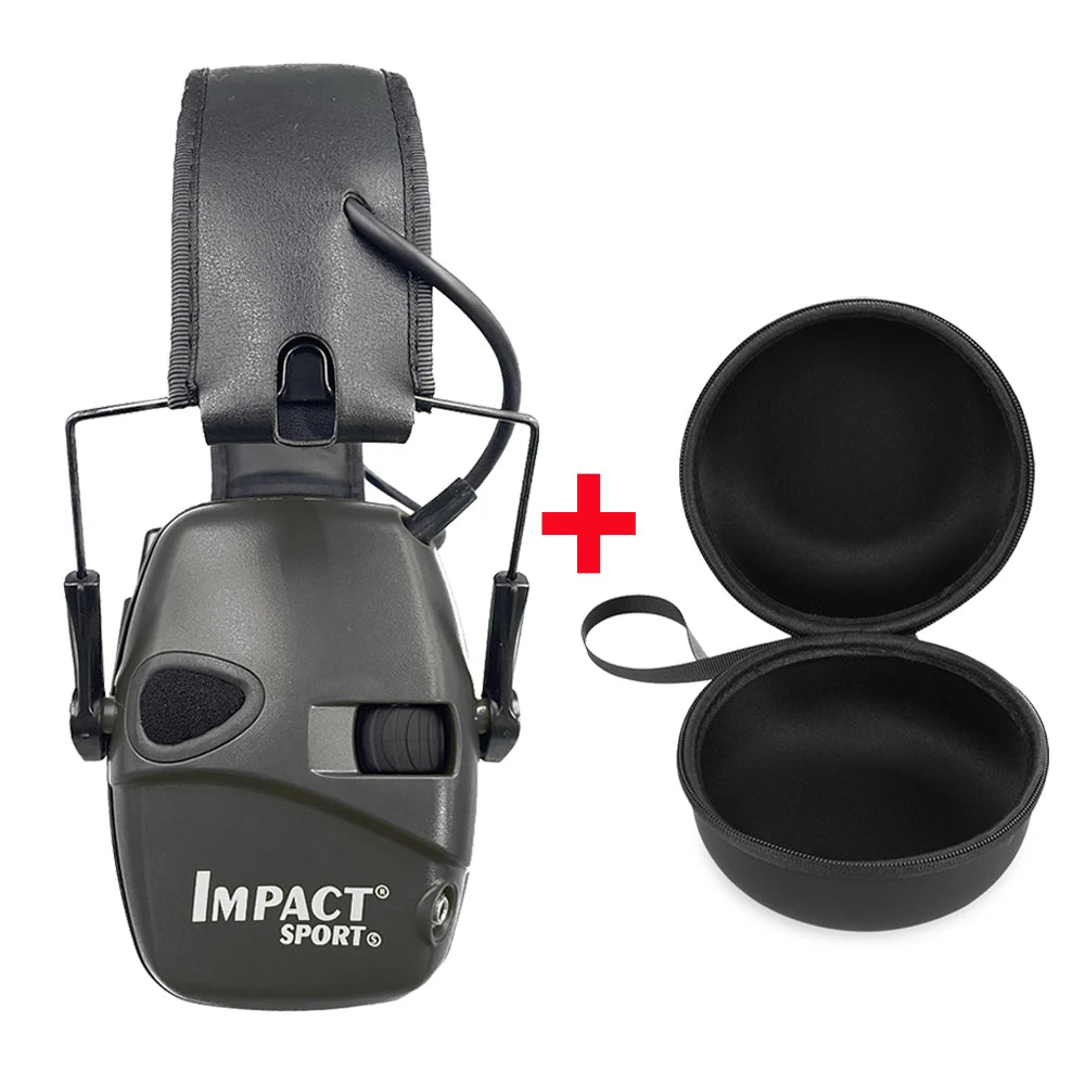 Gun Range Shooting Active Headset Headphones for Hunting Electronic Hearing Protection Ear Protect Noise Reduction Earmuff