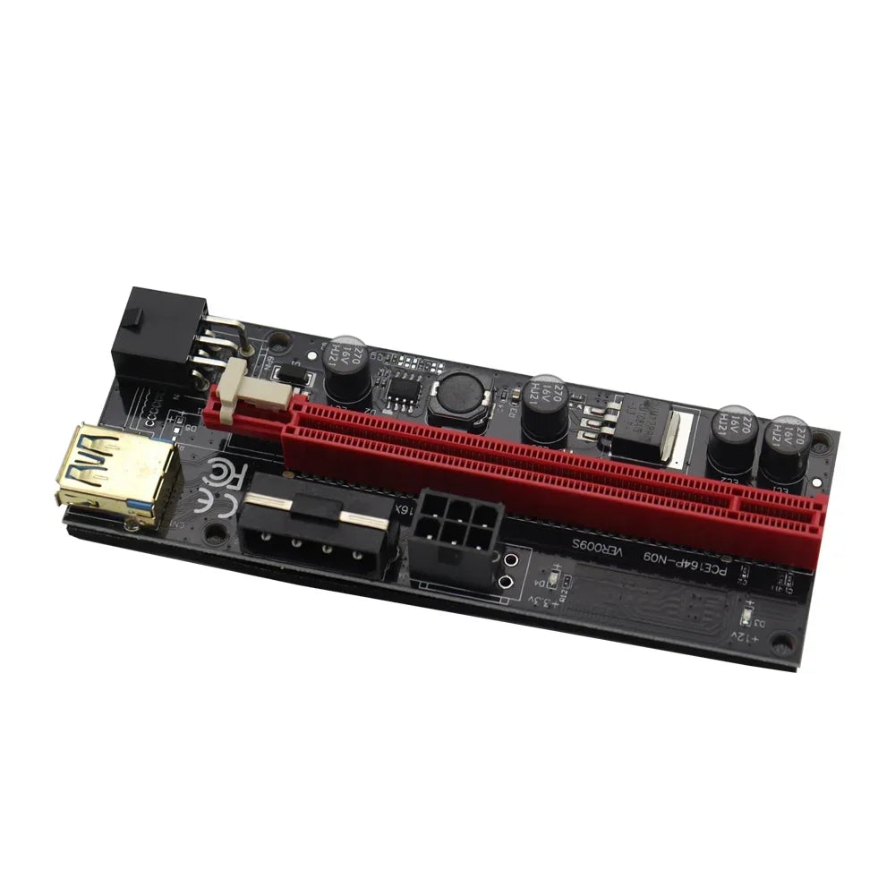 PCI-E Riser Card PCI Express x16 Cabo Riser For Video Card USB 3.0 Cable SATA to 6pin Power For Mining Miner