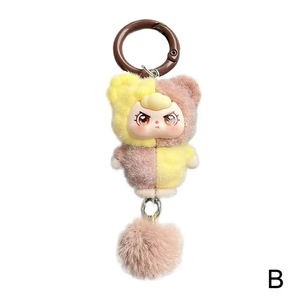 Creative Cartoon Keychain Cute Doll Gift Diy Pendant Accessories Decoration Kawaii Mobile Phone Bag Pendant Backpack Decor