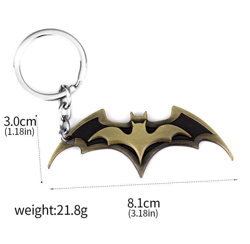 Batman Marvel anime keychain creative keychain high-end car couple keychain for men and women