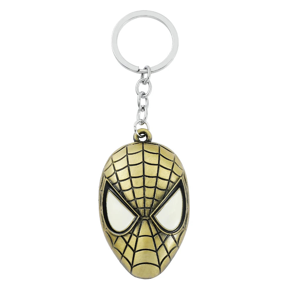 Marvel Superhero Metal Keychain for Bag, Avengers Pendant, Thor Hammer, Deadpool, Spiderman, Iron Man, Captain America Keyrings