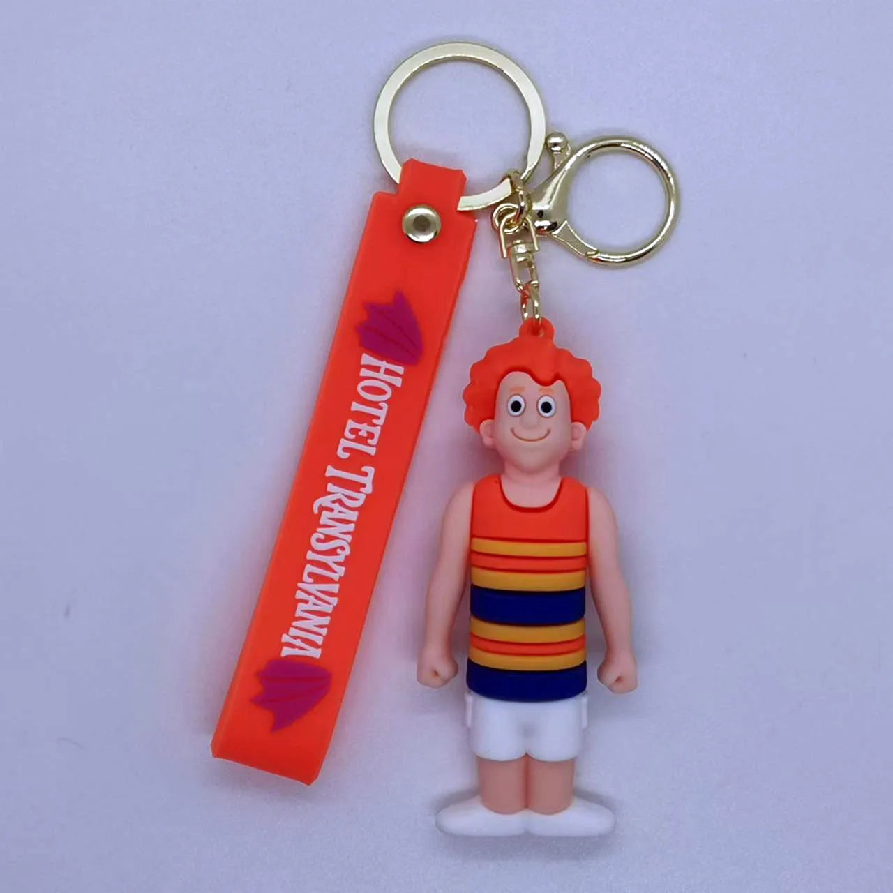 Hotels Transylvania Kids Cartoon Cute Keychain Children Anime Keyring Fashion Jewelry PVC Key Chain Casual Accessories Xmas Gift