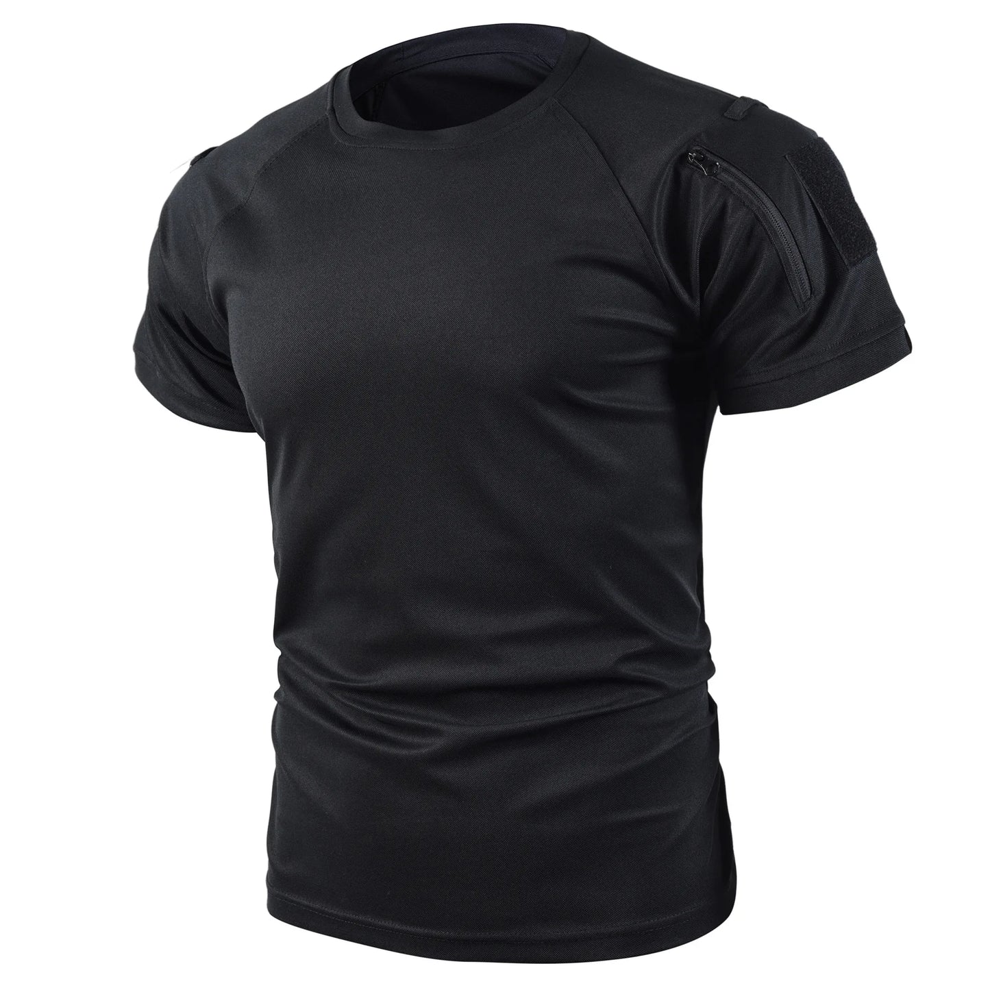 Tactical Short Sleeve T-Shirt Army Military Men's Athletic Tops Workout Gym Training T Shirt Quick Dry Outdoor Hiking Shirt
