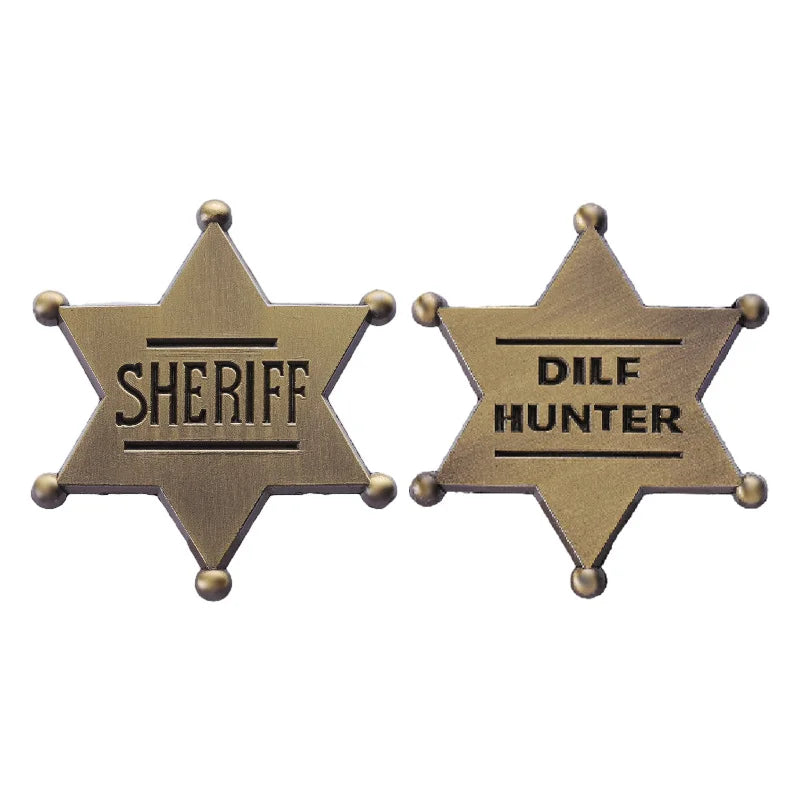 Star Sheriff Dilf Hunter Enamel Pin Lapel Jewelry Badge Metal Cartoon Accessories Backpack Hat Wholesale Gifts