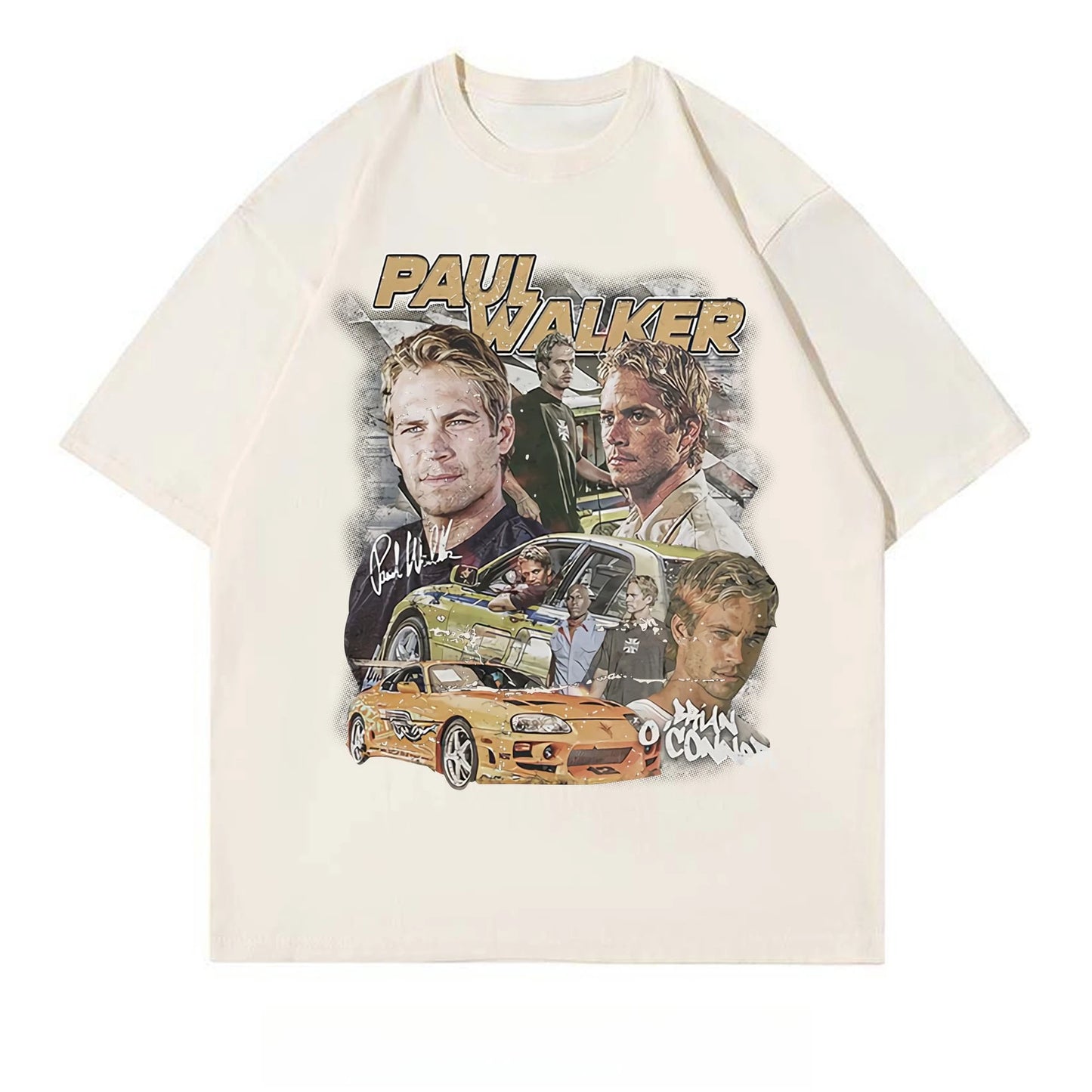 Fast and Furious Shirt 90s Movie Poster Classic Vintage Graphic Men T-shirt Oversized Cotton Tee Clothing Y2k Tops Women Clothes