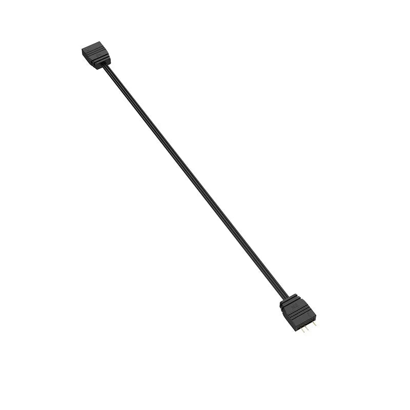 TEUCER RGB Fan Splitter Cable Sync Motherboard Cable RGB Fan Hub Adapter Cable 3PIN PC Fan Extension Cable 1 to 1/2/3/4 Line