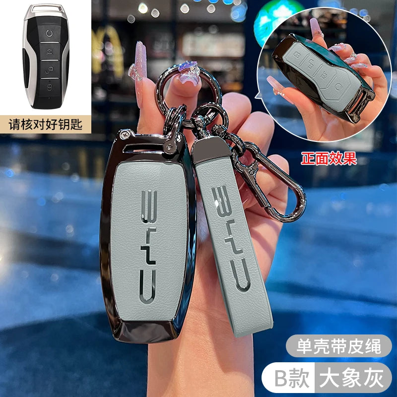 Car Accessories Key Case Holder Cover Buckle For BYD Atto 3 Han EV Dolphin Durable Second Song Pro Tang Dm QIn PLUS MAX Yuan