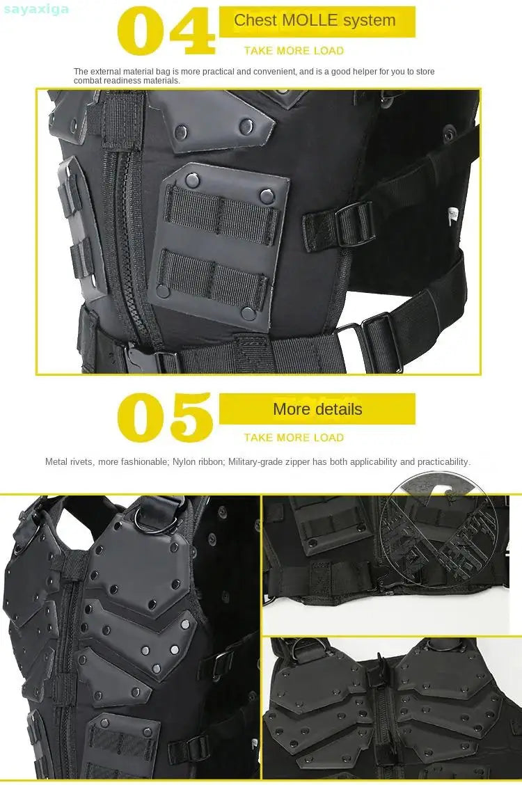Tactical Vest Tmc Special Forces Outdoor Multi-purpose Cs Protective Combat Self Defense Security Vest Eva Molle Safety