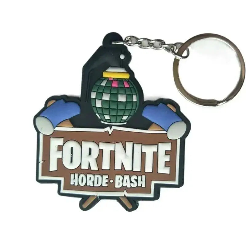 Fortnite Pvc Key Chain Cute Couple Bag Car Keychain Pendant Accessories Children's Toys Birthday Gift