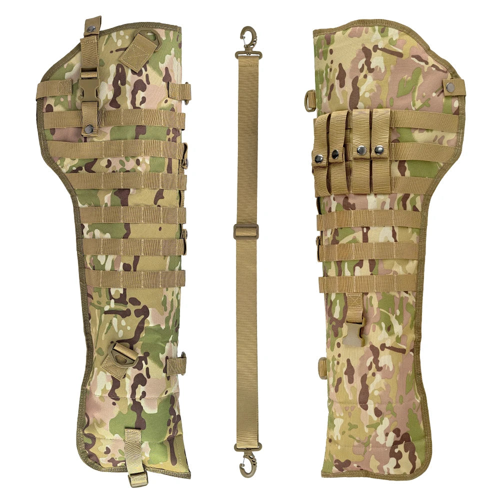 Tactical Rifle Shotgun Scabbard Bag Shotgun Shoulder Carry Case 34 Inch Hunting Gun Holster Airsoft Gun Backpack