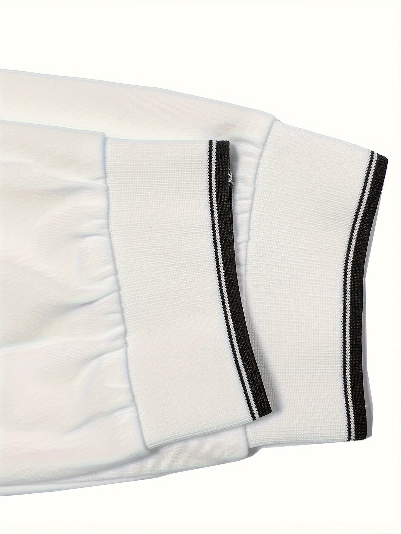 CHICAGO Print Men's Street Daily Long Sleeve High Stretch T-shirt, Spring Fall Outdoor, Men's Clothing