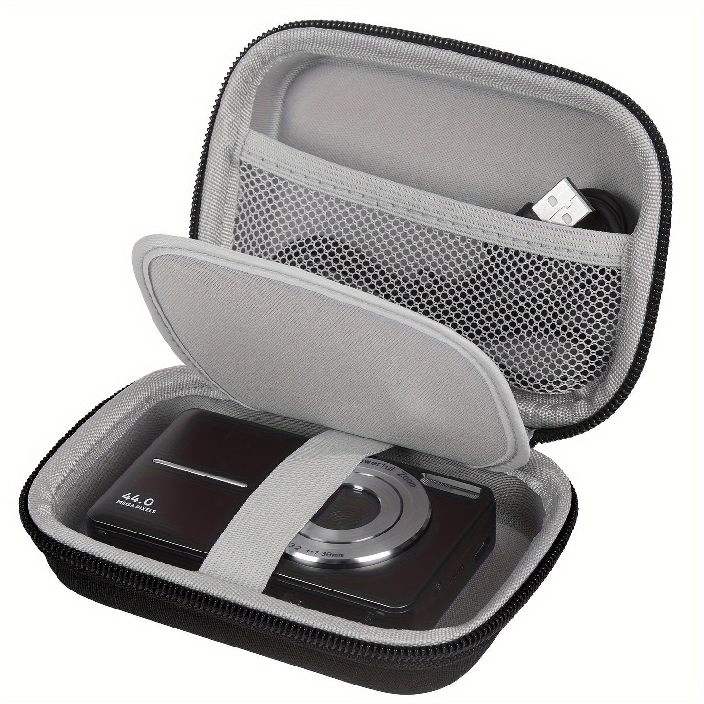 Stuogyum Dc403 Compact Digital Camera - 44Mp, Fhd 1080P Video, 16X Digital Zoom, Auto-Focus, Anti-Shake, Includes 32Gb Memory Card, 700Mah Battery & Case - Perfect For Beginners