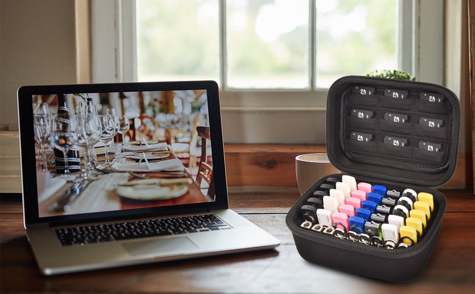 USB Flash Drive Case, Thumb Drive, Memory Card SD SDXC SDHC Card Holder Organizer, Electronic Accessories Storage Bag For SanDisk/ SamData/ Samsung/ TOPESEL/ PNY/ Memory Stick/ YubiKey (Box Only)