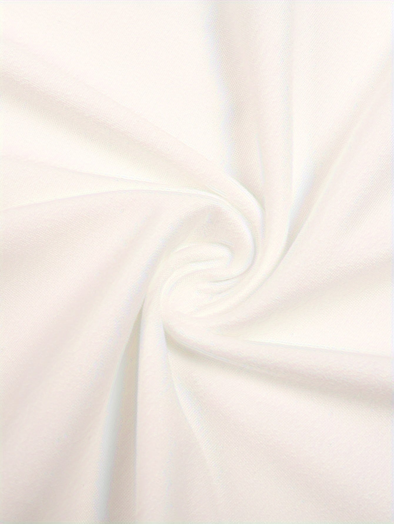 Paris Print Crew Neck T-shirt, Short Sleeve Casual Top For Spring & Summer, Women's Clothing