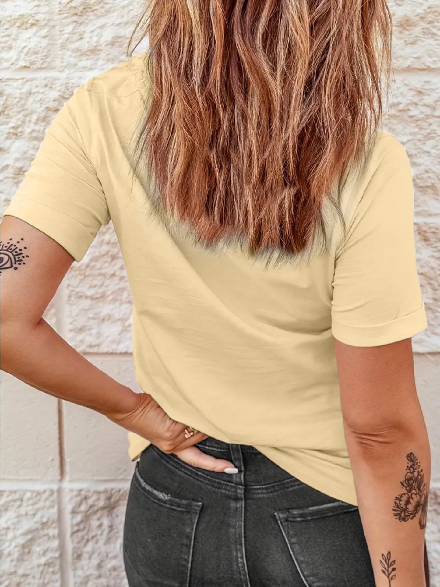 BOSTON Lettering Pattern Crew Neck T-Shirt, Casual Short Sleeve T-Shirt, Women's Clothing