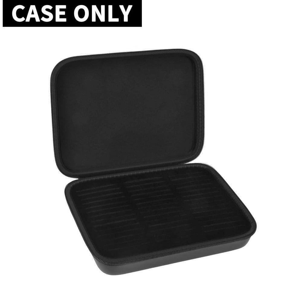 EVA Material Ring Organizer Storage Case - 42-Slot Jewelry Display Box for Rings, Earrings, Brooches, Cufflinks - Fits 50+ Rings Showcase Holder