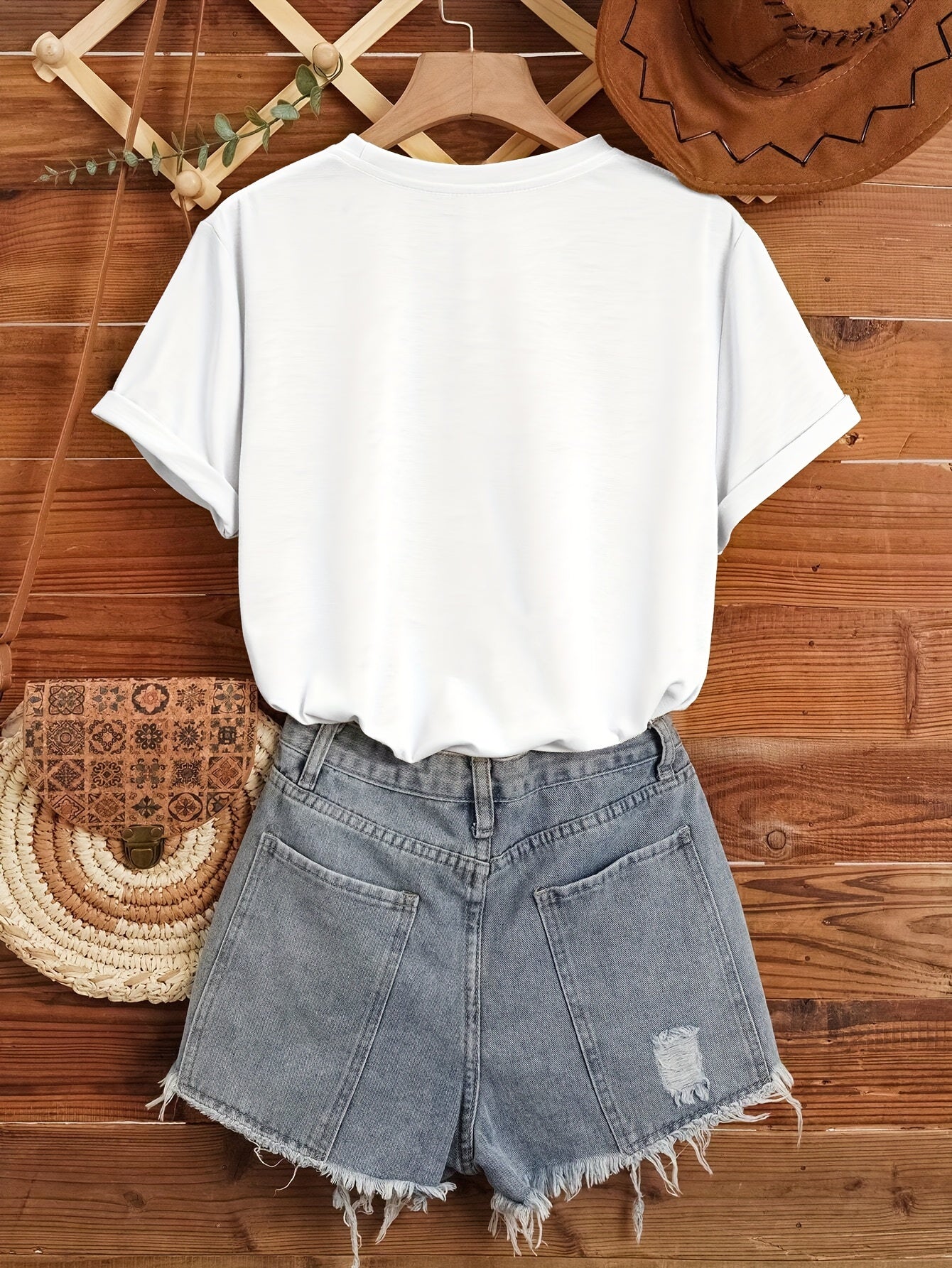 New York Print Crew Neck T-shirt, Short Sleeve Casual Top For Spring & Summer, Women's Clothing