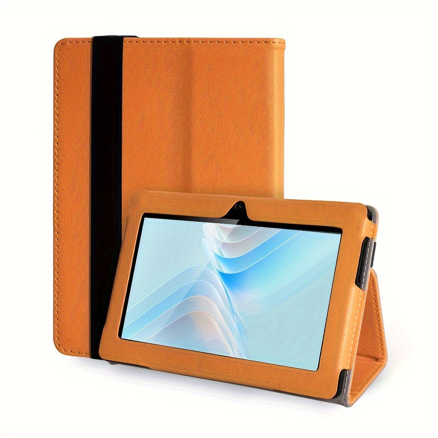 ATMPC 7 Inch Tablet 2GB RAN 32GB ROM for Android 11 Tablet PC with Quad Core Processor, HD IPS Display, Dual Camera, WiFi, Tablet with Case, 2023, Home Entertainment, Portable Device, Sleek Display, Stylish Case, Smooth Perfo