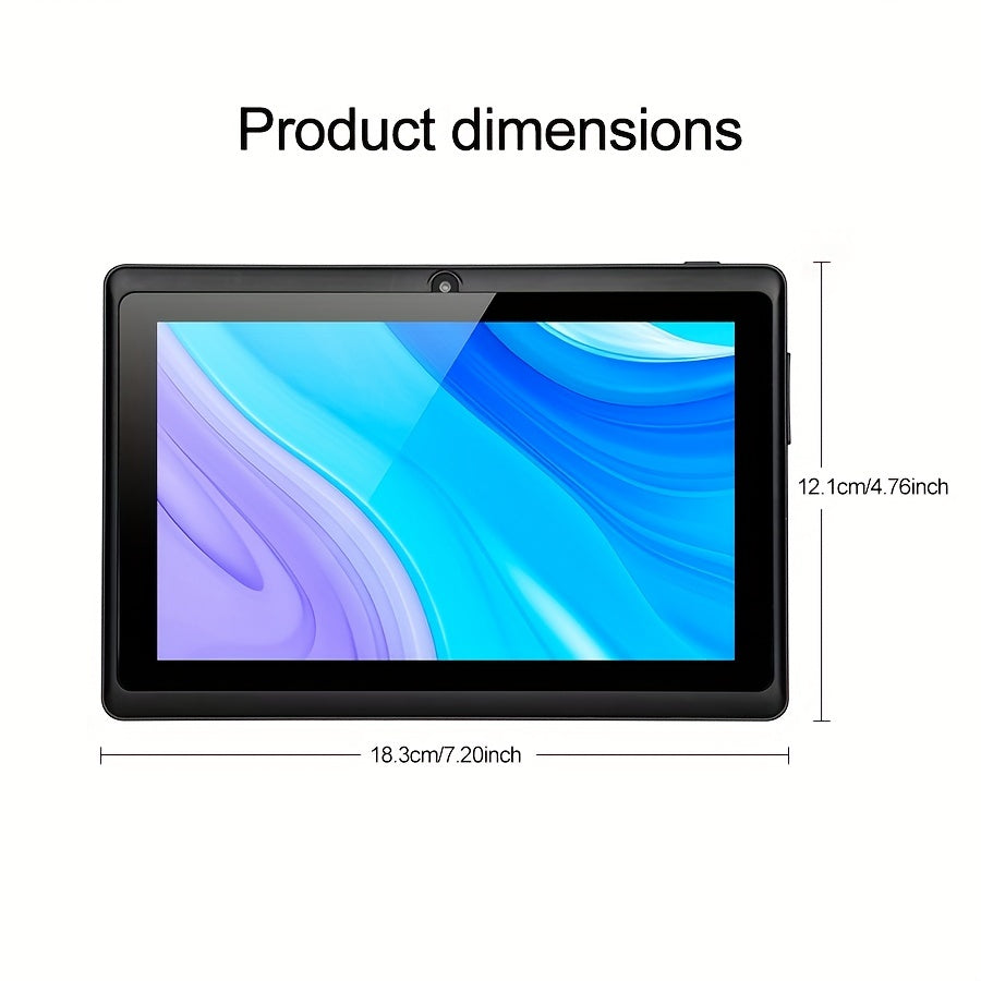 ATMPC 7 Inch Tablet 2GB RAN 32GB ROM for Android 11 Tablet PC with Quad Core Processor, HD IPS Display, Dual Camera, WiFi, Tablet with Case, 2023, Home Entertainment, Portable Device, Sleek Display, Stylish Case, Smooth Perfo