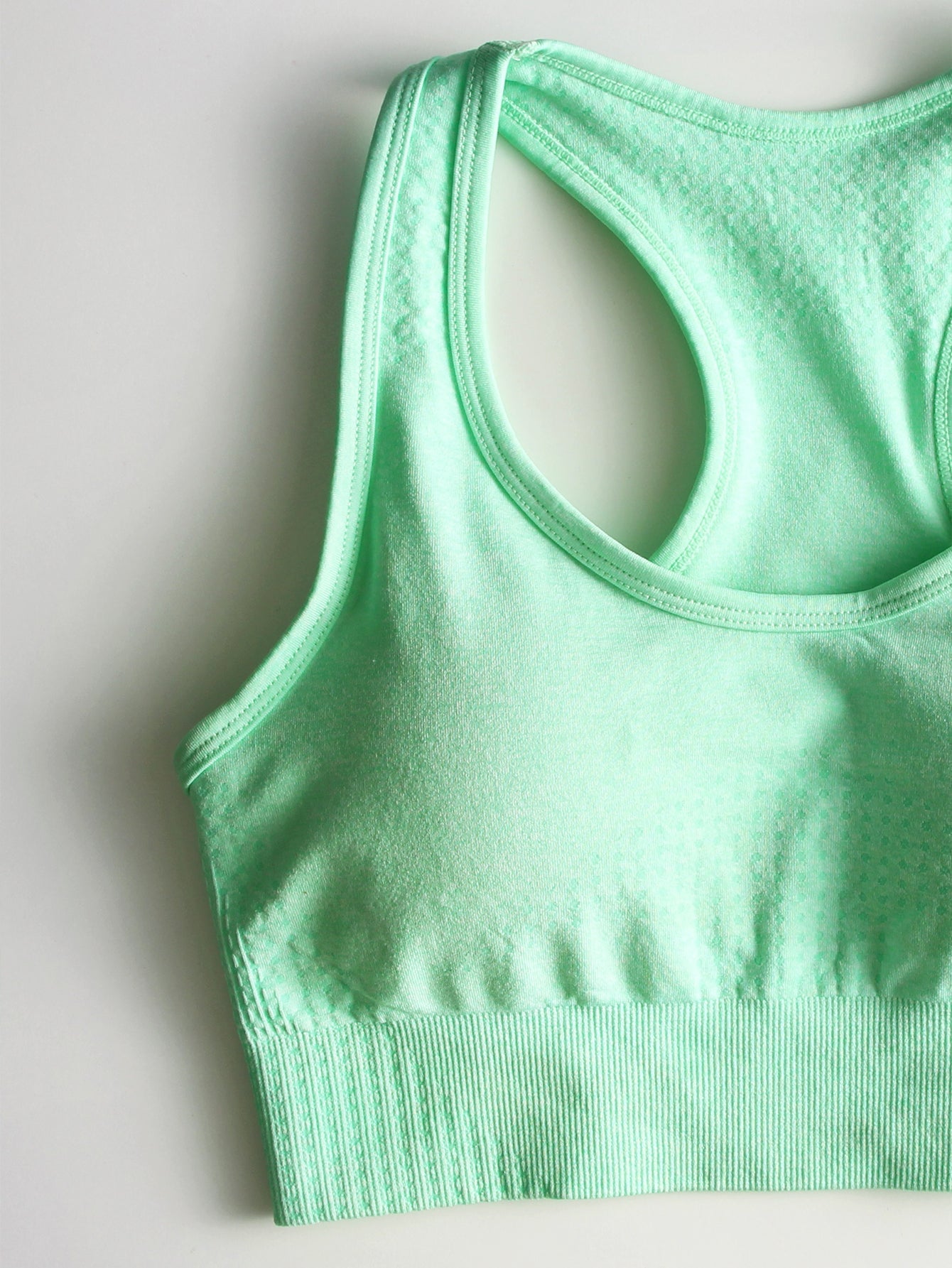 5pcs Seamless Yoga Suits, Racer Back Tank Top & Short Sleeve Cropped Top & Long Sleeve T Shirt & Shorts & Leggings Set, Women's Activewear