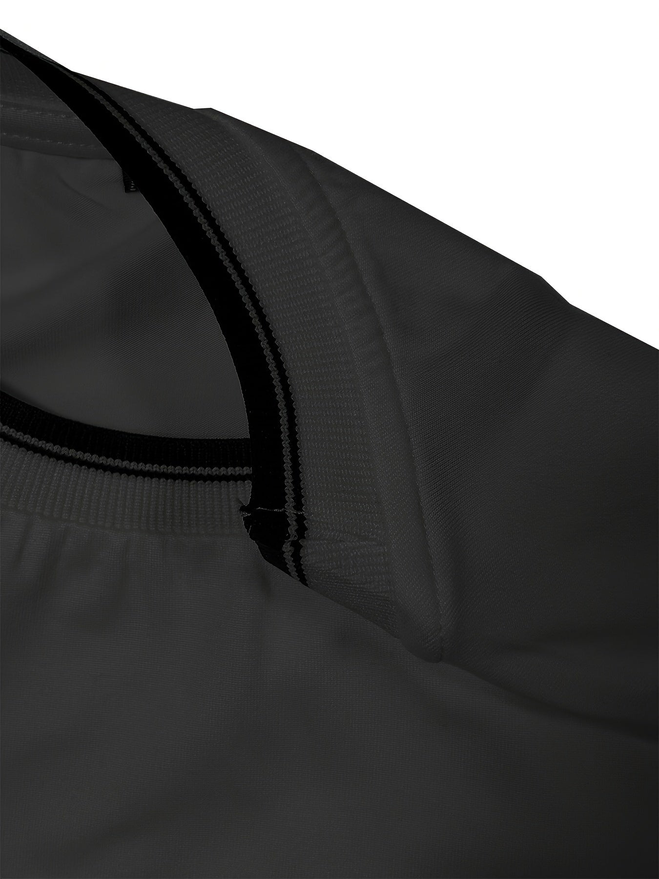 CHICAGO Print Men's Street Daily Long Sleeve High Stretch T-shirt, Spring Fall Outdoor, Men's Clothing