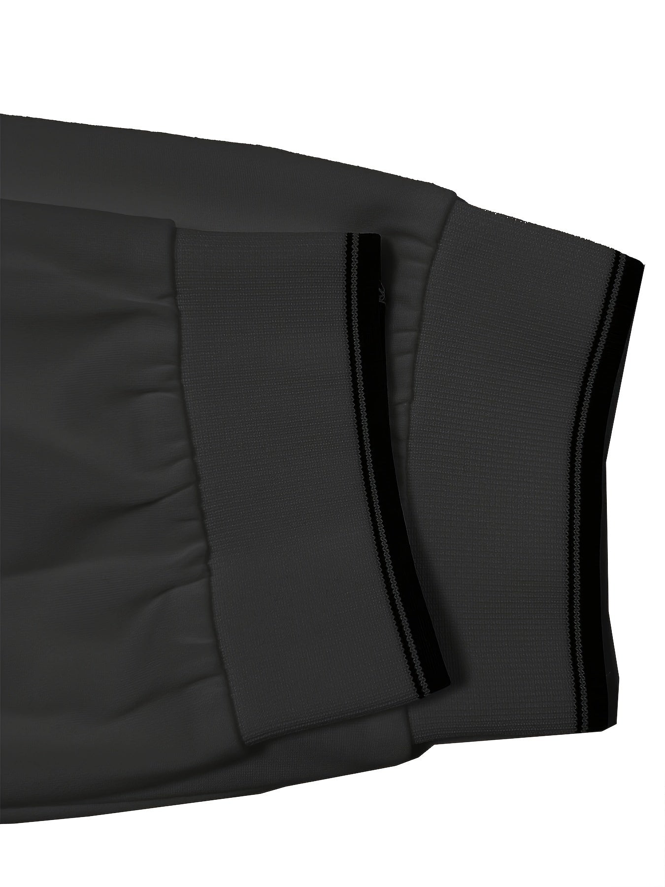 CHICAGO Print Men's Street Daily Long Sleeve High Stretch T-shirt, Spring Fall Outdoor, Men's Clothing