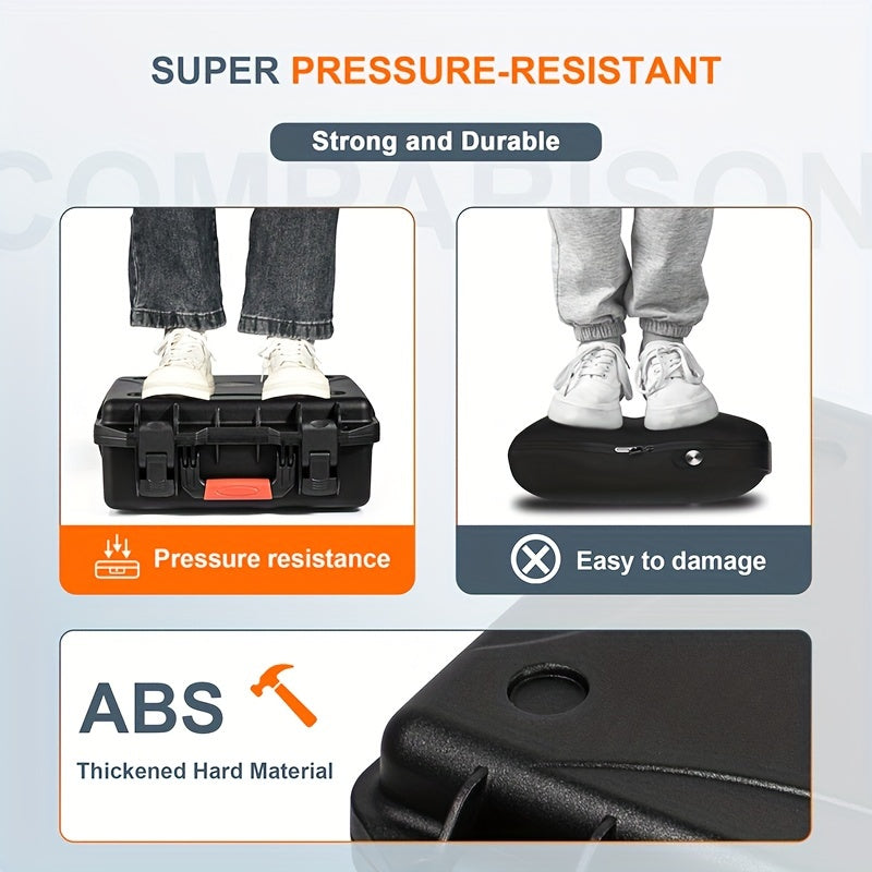 DEVASO Meta Quest Pro VR Headset Case - Durable ABS, Scratch-Resistant & Moisture-Proof with Comfort Grip Handle - Portable Storage Box for Accessories (Box Only)