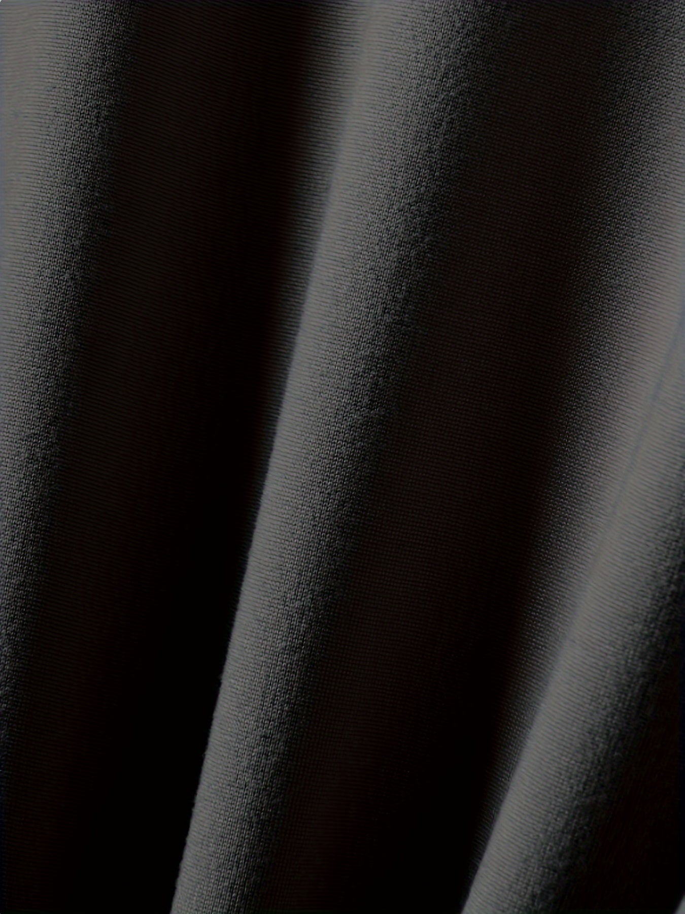 CHICAGO Print Men's Street Daily Long Sleeve High Stretch T-shirt, Spring Fall Outdoor, Men's Clothing