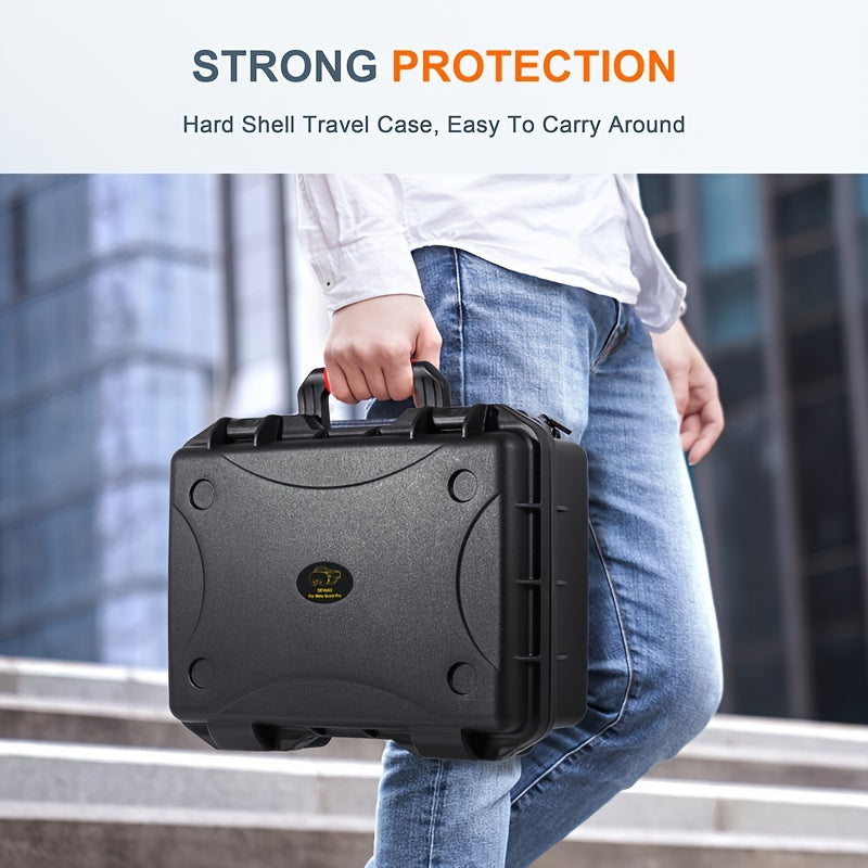 DEVASO Meta Quest Pro VR Headset Case - Durable ABS, Scratch-Resistant & Moisture-Proof with Comfort Grip Handle - Portable Storage Box for Accessories (Box Only)
