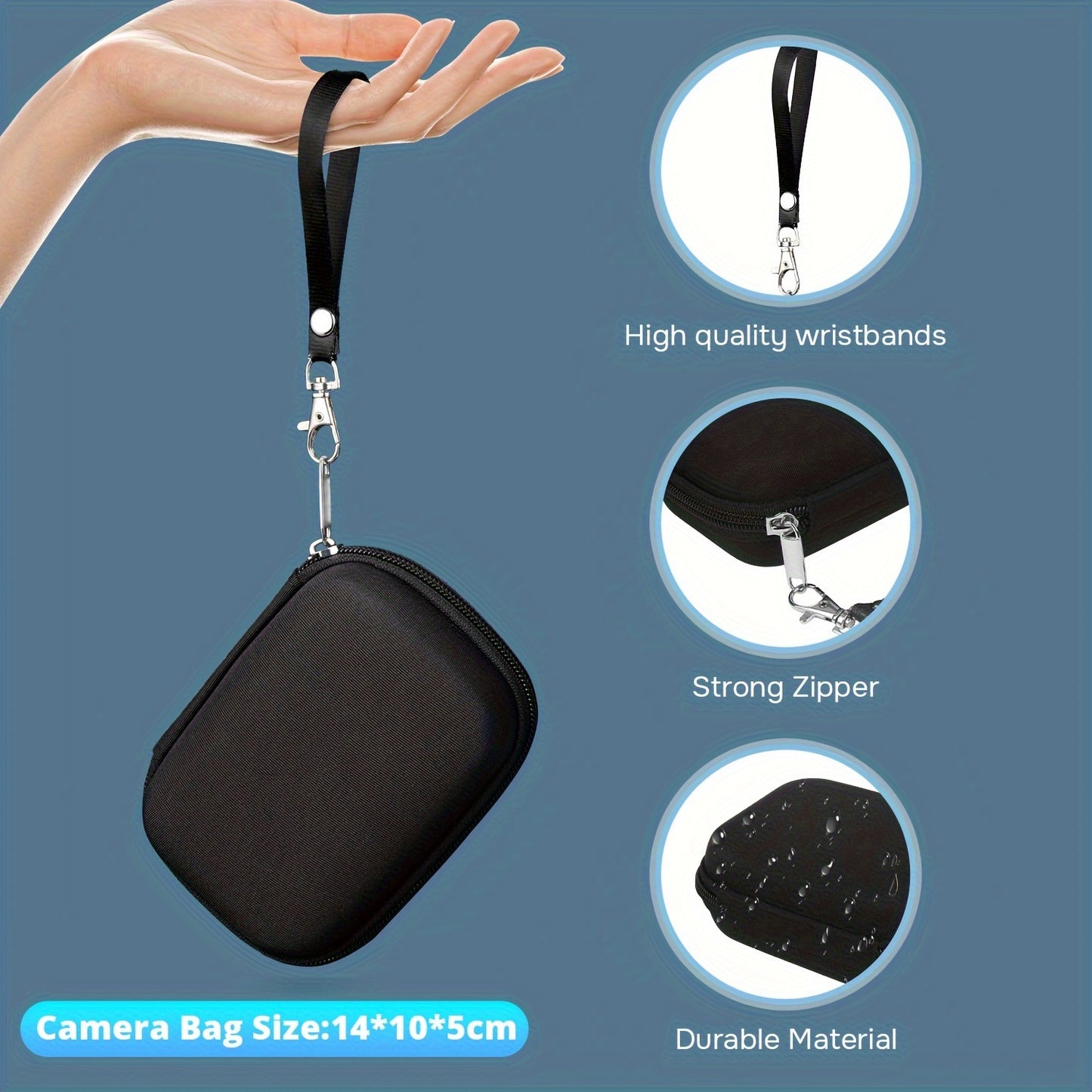 Stuogyum Dc403 Compact Digital Camera - 44Mp, Fhd 1080P Video, 16X Digital Zoom, Auto-Focus, Anti-Shake, Includes 32Gb Memory Card, 700Mah Battery & Case - Perfect For Beginners