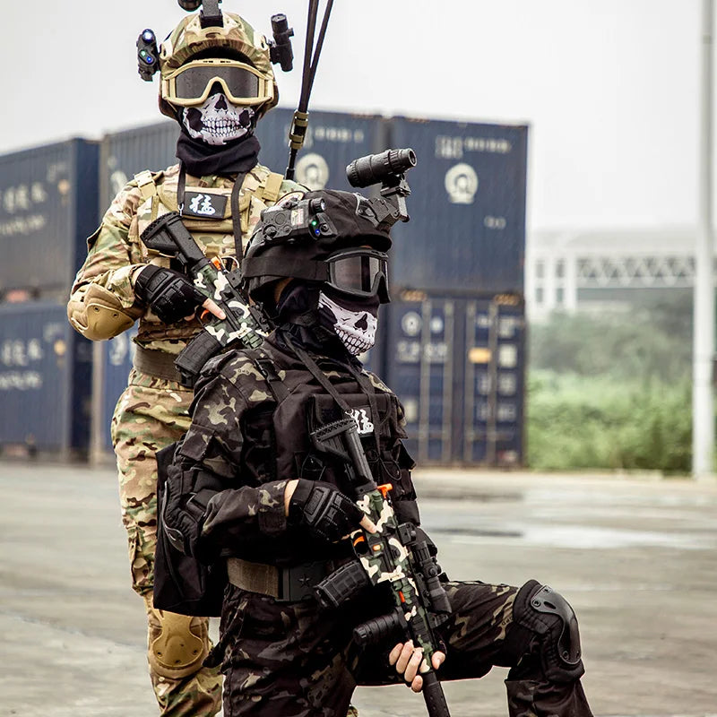 Tactical Children's Costumes Set Boys Girls Military Camping Clothing Field Role-Playing Performance Clothes  for Summer Camp