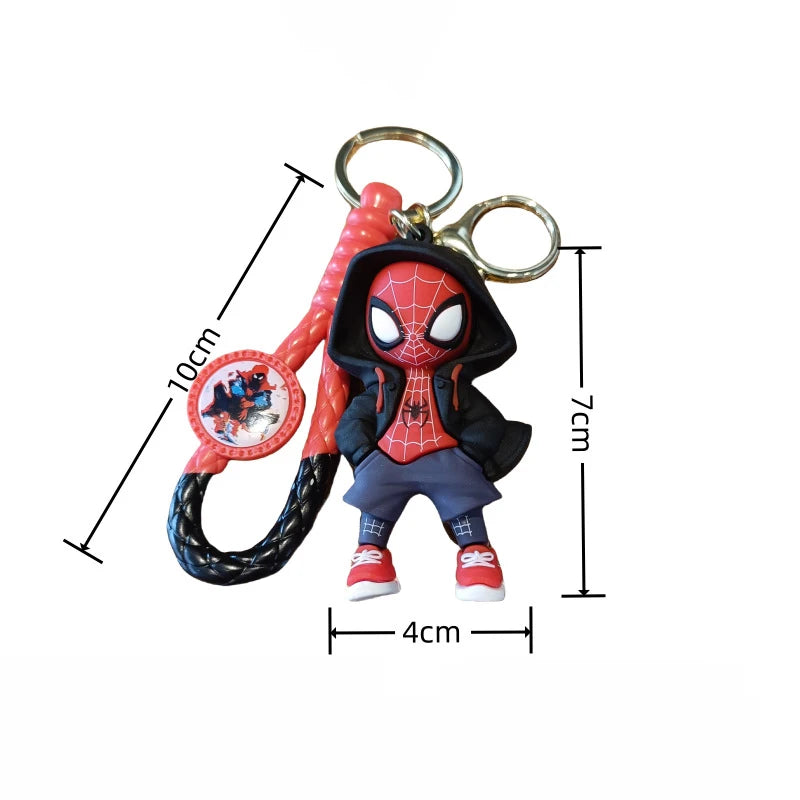 Marvel Spider-Man keychain cartoon comic book Avengers series keyring cool keychain Widget friend gifts