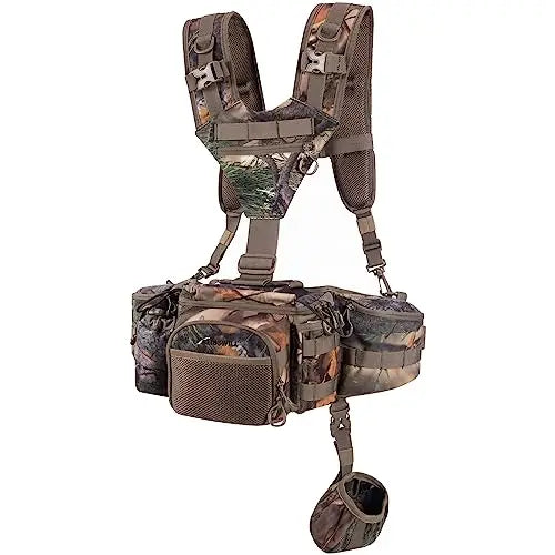 Hunting Backpack Hunting Fanny Pack with Harness Pouch Turkey Hunting fanny Harness houlder-Supported Waist pack for Bow Rifle