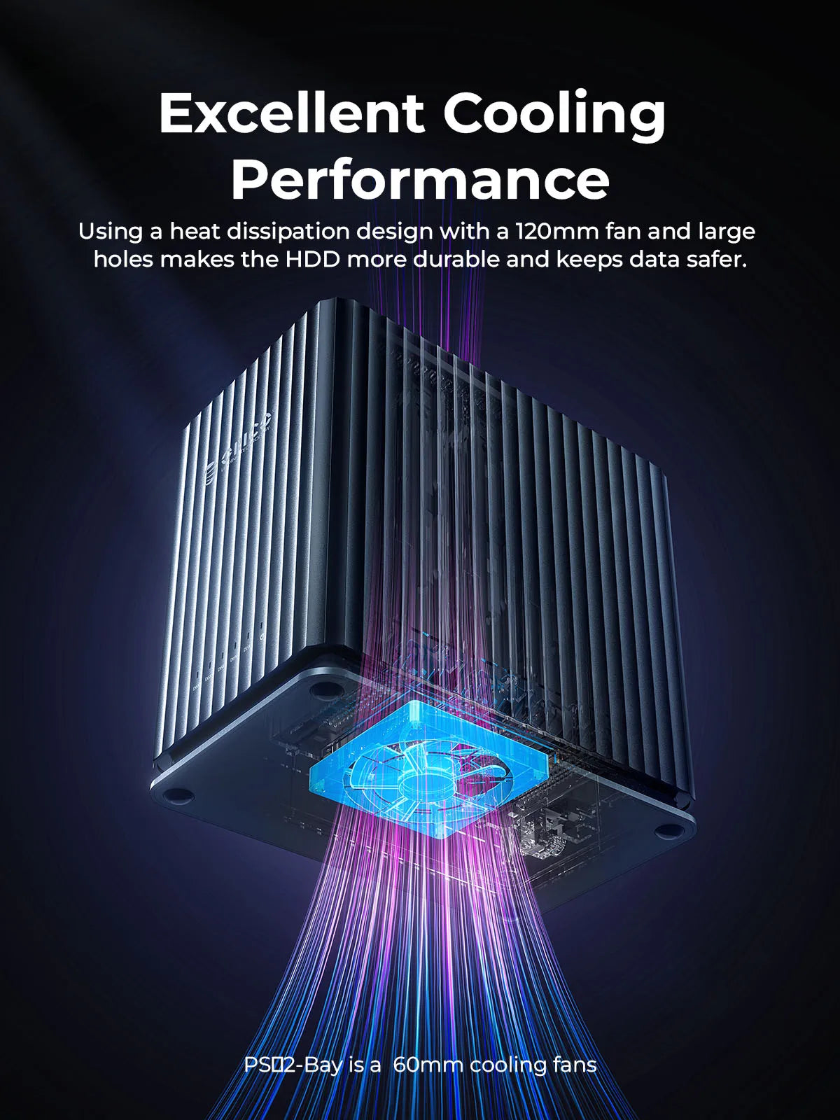 ORICO HDD Docking Station 2Bay 5Bay Type-C Personal Storage 12V 4A Power Supply Silent Design Strong Heat Dissipation 3.5"
