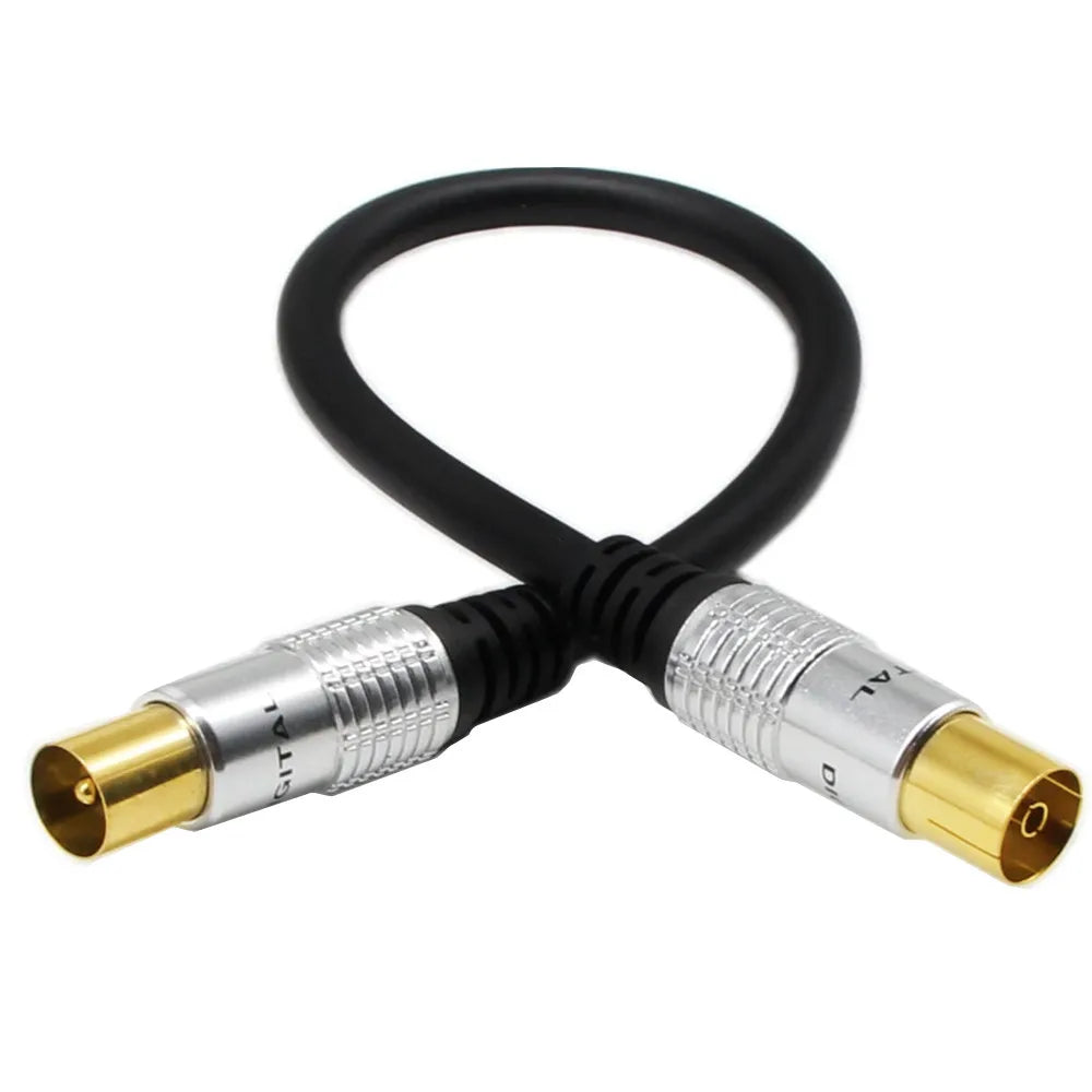 RG59U cable  9.5mm TV Adapter Cord Coaxial TV Cable,for Satellite TV, Cable Modem, Set-top Box Gold Plated 0.3m 1.5m 2m 3m 5m