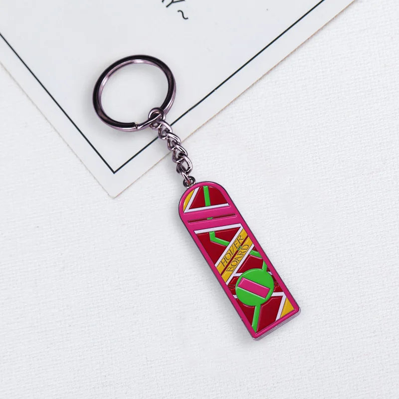 Back to The Future - Marty McFly Hoverboard Keychain Sci-fi Movie Fans Cool Fun Accessory