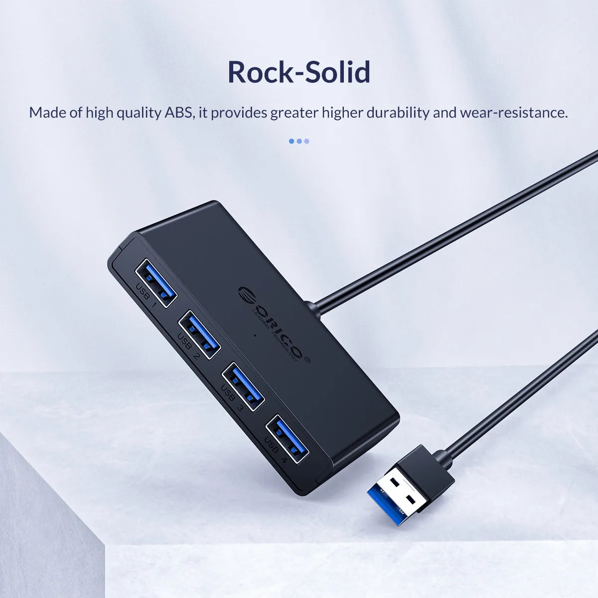 ORICO 4 Port USB 3.0 Splitter USB HUB With Micro USB Power Port Multiple High Speed OTG Adapter for Computer Laptop Accessories