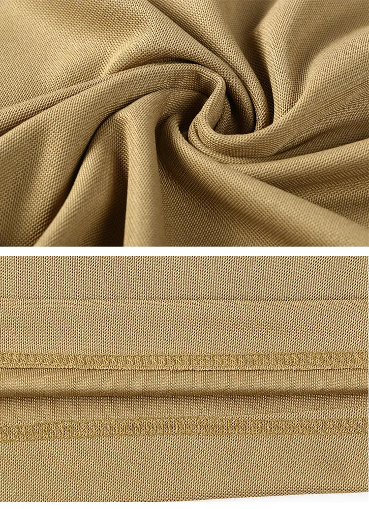 Tactical T-shirt Combat T Shirt Quick Dry Tees Men's Outdoor Hunting Camping Hiking O-Neck Lapel Short Sleeve