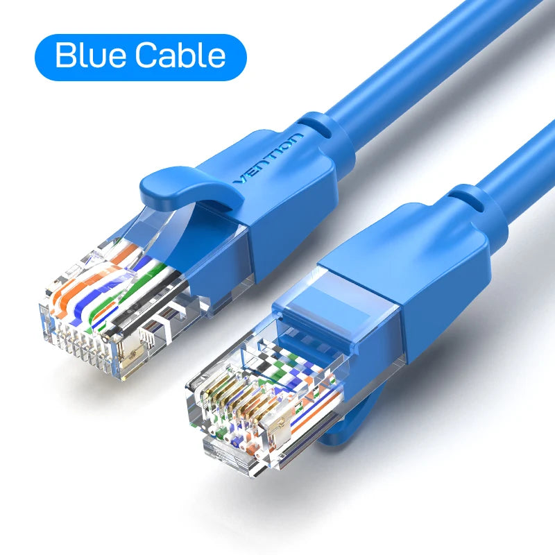 Vention Colour Ethernet Cable Cat 6 Network Cable 4 Twisted Pair Patch Cord RJ45 Internet UTP Cat6 Lan Cable for Laptop Router